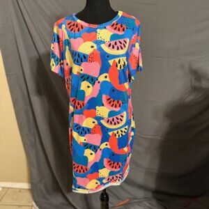 SHEIN Fruit Inspired Dress Size 1XL